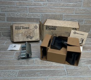 Vintage Black & Decker 7696 Planer Edge Guide & Stand Accessories - New Old Stock