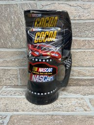 Nascar Racing BIG Black Coffee Mug Cup Stein 2004 Collectable Sherwood