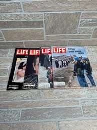 Vintage LIFE Magazine Lot Of 4 - 1965 1967 1970 - Civil Rights Churchill Johnny Carson LBJ