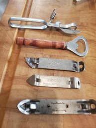 Lot Of Vintage Bottle & Wine Openers