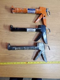 Lot Of 3 Caulking Guns