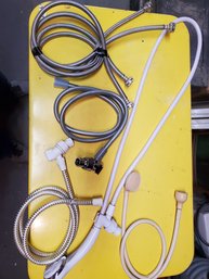 Lot Of Shower Heads & Hoses