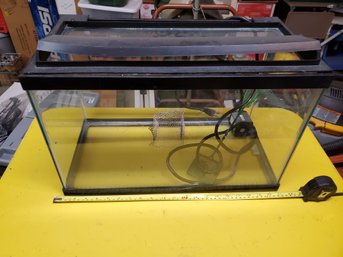 Fish Tank With Submersible Fountain Pump