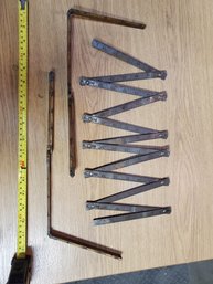 Lot Of 3 Antique Foldable Rulers