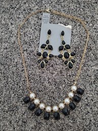 Earrings And Necklace Costume Jewelry Set