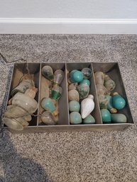 Various Bulbs With Metal Divider