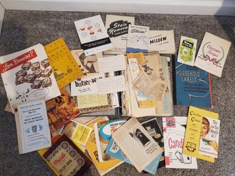 Book Full Of Vintage Recipes, Cookbooks And Manuals
