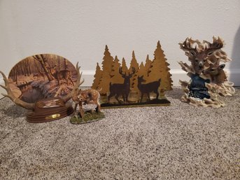 Lot Of Mountain Deer Themed Decor