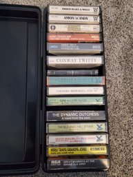 Sleeve Of Cassette Tapes Conway Twitty, Kenny Rogers Etc.