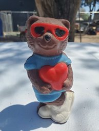 Vintage Wizard Bear With Glasses And Heart Air Freshener
