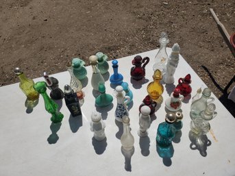 Large Lot Of Vintage Perfume Bottles