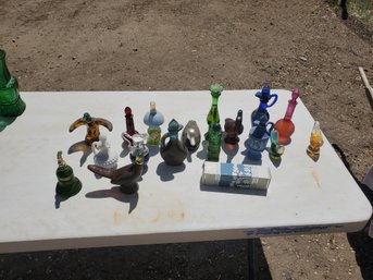 Large Lot Of Vintage Avon Perfumes Bottles And Colognes