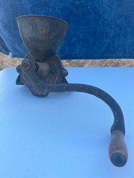 Antique Iron Black Hawk Mill Corn Sheller By A.H. Patch