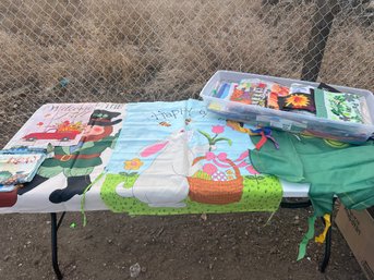 Large Lot Of Lawn Flags Many NEW