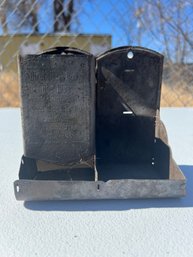 Antique Hanging Wall Matchbox Holder