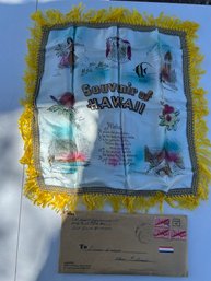 Vintage U.S Army WWII Souvenir Pillow Cover