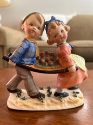 Girl And Boy Figurine