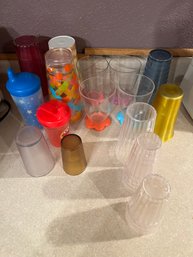 Lot Of Misc Plastic Cups