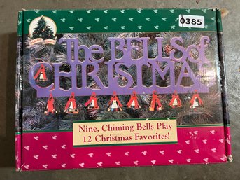 Vintage Set Of 9 Chiming Christmas Bells