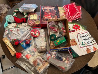 Box Full Of Holiday Decor