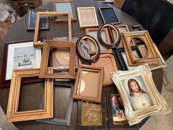 Lot Of Mostly Wooden Frames