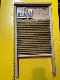 Vintage Wood And Metal Washboard