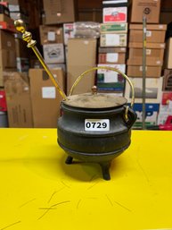 Vintage Cast Iron Fire Starter Smudge Pot