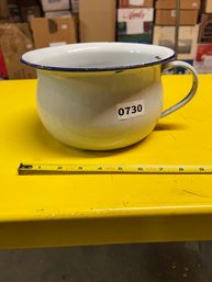 Vintage Enamel Small/ Medium Pot