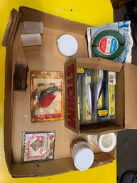 Small Lot Of Fishing Line And Lures