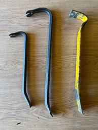 Lot Of 4 Pry Bars