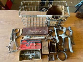 Lot Of Various Car Tools Valve Lifter, Ridge Reamer, Valve Reseating Tool Etc.