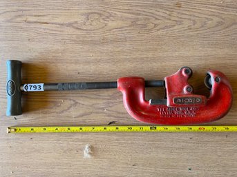 Cast Iron Ridgid Pipe Cutter