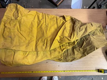 Yellow Canvas Grill Cover