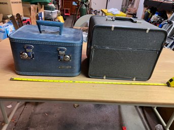 2 Vintage Luggage Carriers