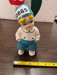 Adorable Vintage Boy Figurine