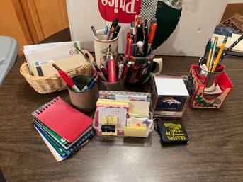 Lot Of Pens And Sticky Notes