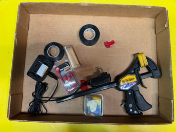 Small Lot Of Electrical Tape And Quick-Grip
