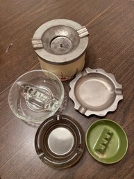 Lot Of Vintage Ash Trays