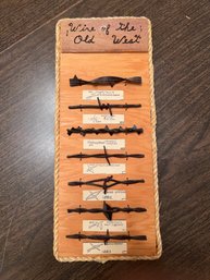 Barbed Wire 'Wire Of The West' Plaque