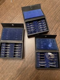 3 Vintage Cases Of Lenses