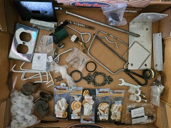 Lot 10-66  Hacksaw, Hardwall Hang-ups And More (Top White Shelf)