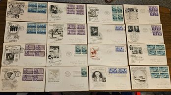 Lot 10-150 Seventy-six First Day Issue Stamps Covers (White Shelf)