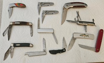 Lot 10-245 Variety Pocket Knives (Top 2-D)