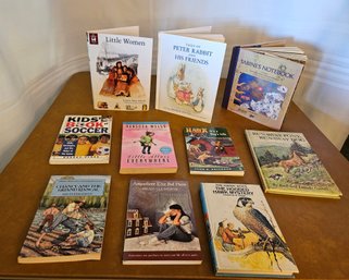 Lot 10-266 Peter Rabbit. Soccer, Little Women, Etc. (Rt Wh Sh 2)