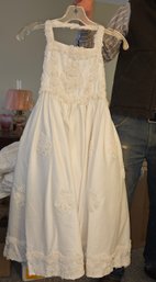 Lot 5-35 Girl's Custom-made White Gown Dress (top MIcrofiche)