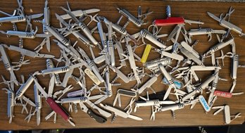 Lot 5-57 Large Lot Pocket Knives  (top 2-drawer)