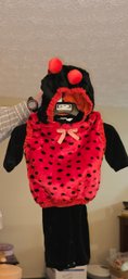 Lot 5-60 Lady Bug Halloween Costume 12-24 Months (IR)
