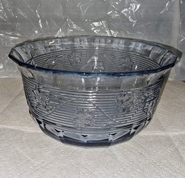 Lot 5-81 Large Blue Tinted Bowl (tIR)
