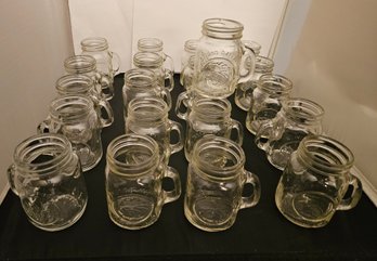 Lot 5-85 Small Canning-type Jars With Handles (IR)