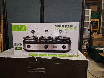 Lot 5-91 Three Crock Buffet Slow Cooker (front Microfiche)